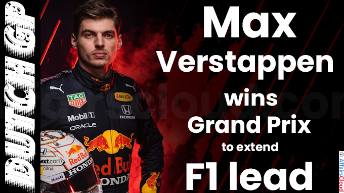 Dutch GP Max Verstappen wins Grand Prix to extend F1 lead
