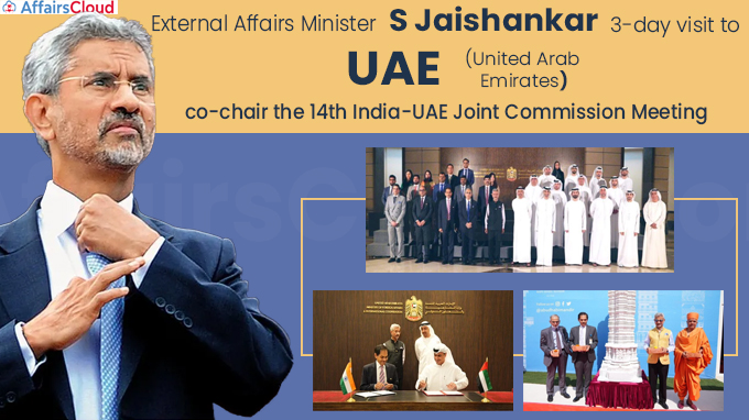 EAM S Jaishankar to embark on a 3-day visit to UAE