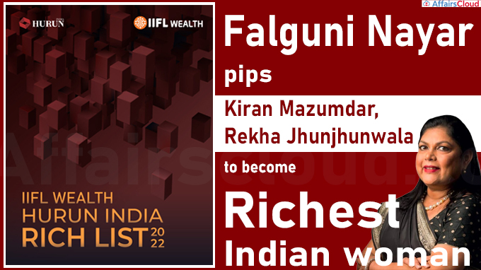 Falguni Nayar pips Kiran Mazumdar, Rekha Jhunjhunwala to become richest Indian woman