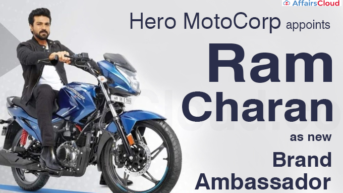 Hero MotoCorp appoints Ram Charan as new Brand Ambassador