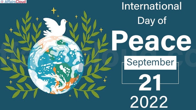 International Day of Peace - September 21 2022