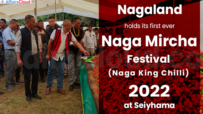 Nagaland holds its first ever Naga Mircha Festival at Seiyhama