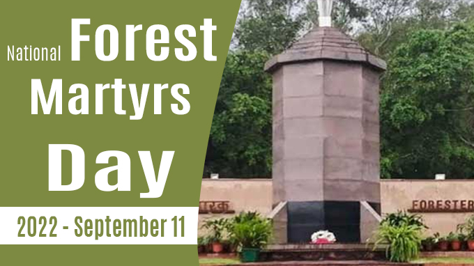 National Forest Martyrs Day 2022 September 11