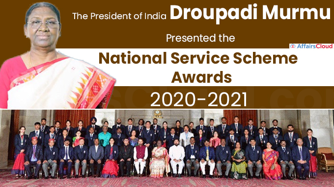 President of India presents National Service Scheme Awards