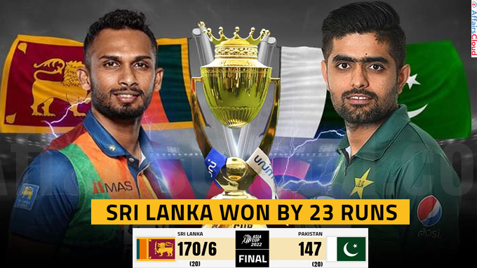Sri Lanka win Asia Cup for 6th time, defeat Pakistan by 23 runs