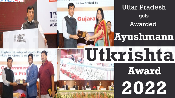 Uttar Pradesh gets awarded Ayushmann Utkrishta award 2022