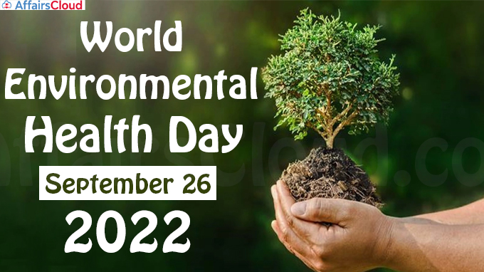 World Environmental Health Day - September 26 2022