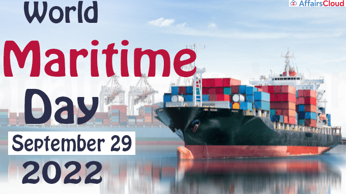 World Maritime Day - September 29 2022