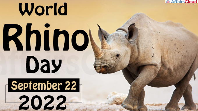 World Rhino Day - September 22 2022