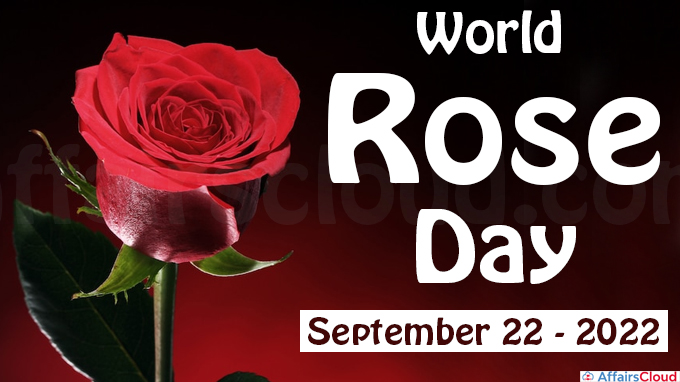 World Rose Day - September 22 2022