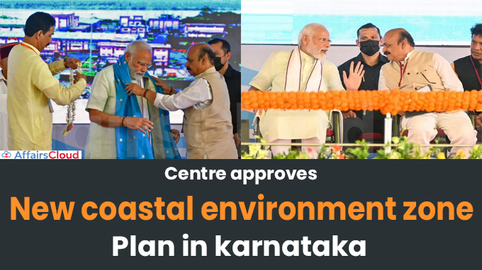 centre approves New coastal environment zone plan in karnataka