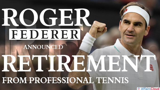 roger federer announces retirement from professional tennis