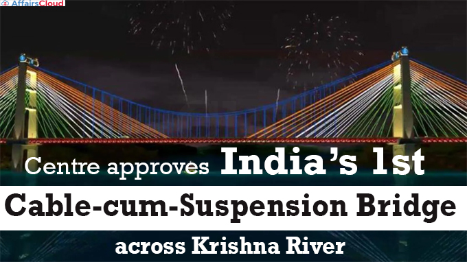 Centre approves India’s 1st cable-cum-suspension bridge across Krishna river