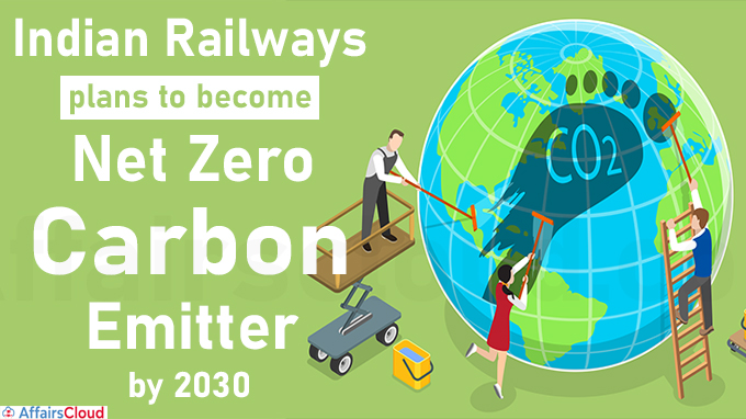 Indian Railways plans to become Net Zero Carbon Emitter by 2030