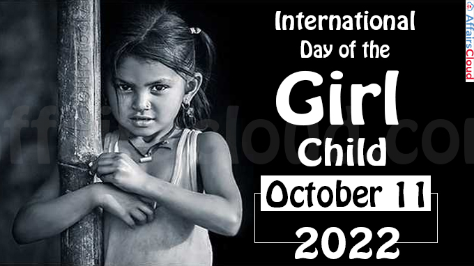 International Day of the Girl Child - October 11 2022