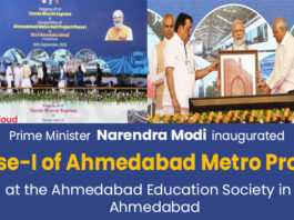 PM inaugurates Phase-I of Ahmedabad Metro project