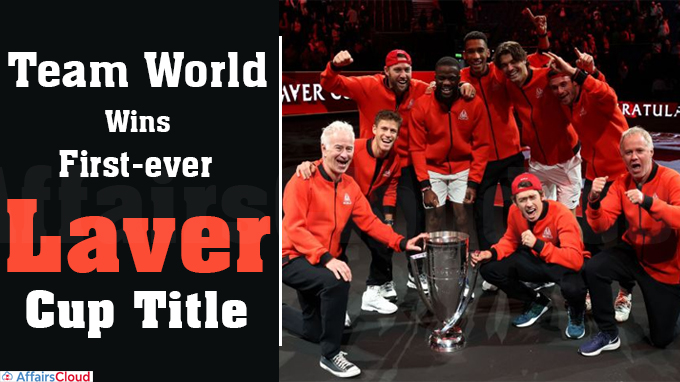 Team World wins first-ever Laver Cup title
