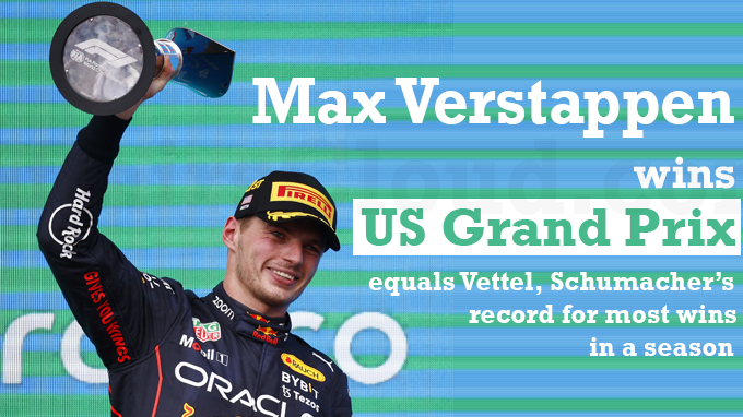 Verstappen wins US Grand Prix_ equals Vettel, Schumacher’s record