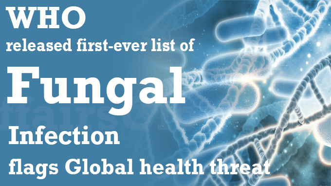 WHO releases first-ever list of fungal infection, flags global health threat