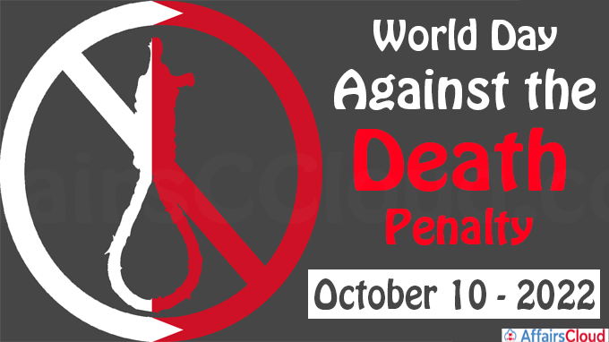 World Day Against the Death Penalty 2022