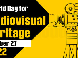 World Day for Audiovisual Heritage - October 27 2022