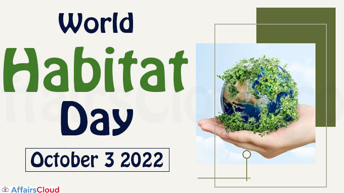 World Habitat Day - October 3 2022