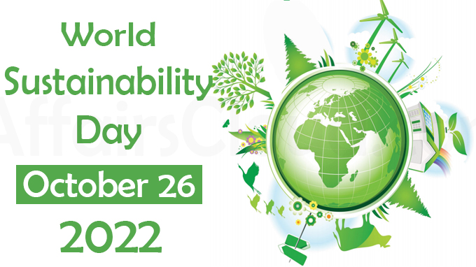 World Sustainability Day - October 26 2022