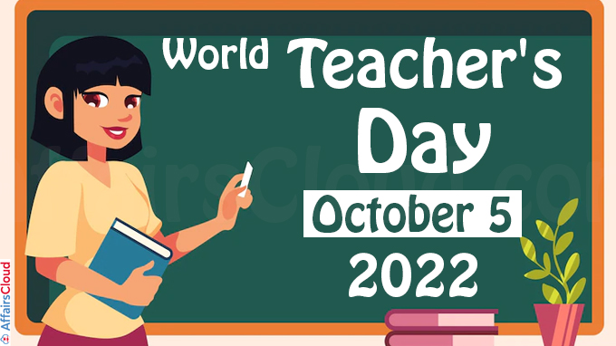World Teacher's Day - October 5 2022