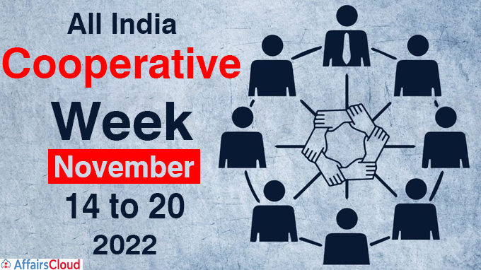 All India Cooperative Week -November 14 to 20 2022