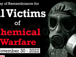 Day of Remembrance for All Victims of Chemical Warfare - November 30 2022