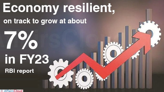 Economy resilient, on track to grow at about 7% in FY23
