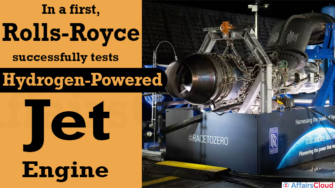 In a first, Rolls-Royce successfully tests hydrogen-powered jet engine