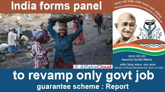 India-forms-panel-to-revamp-only-govt-job-guarantee-scheme