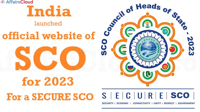 India launches official website of SCO for 2023