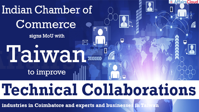 Indian Chamber of Commerce signs MoU with Taiwan