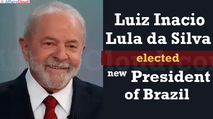 Luiz Inacio Lula da Silva elected new president of Brazil