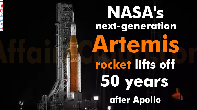 NASA's next-generation Artemis rocket lifts off 50 years after Apollo