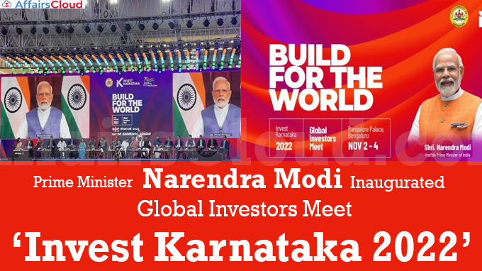 PM Modi Inaugurated Global Investors Meet ‘Invest Karnataka 2022’