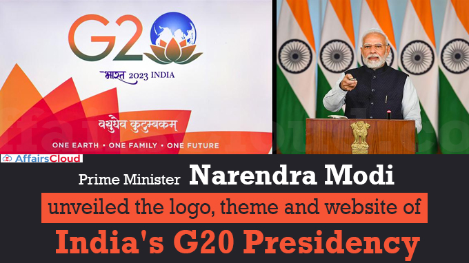 Prime Minister Narendra Modi unveiled the logo