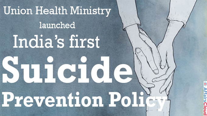 Union Health Ministry launches India’s first suicide prevention policy