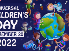 Universal Children's Day - November 20 2022