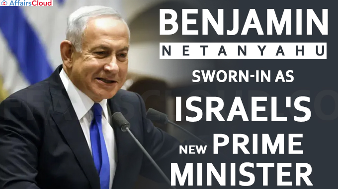 Benjamin Netanyahu sworn-in as Israel's new Prime Minister