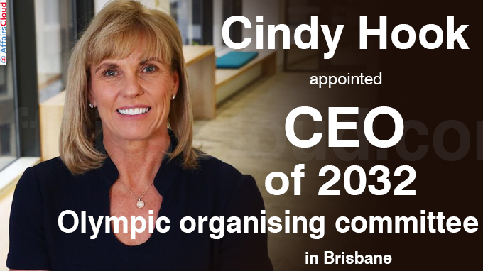 Cindy Hook appointed CEO of 2032 Olympic organising committee in Brisbane