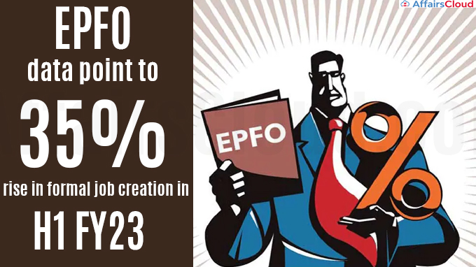 EPFO data point to 35% rise in formal job creation in H1 FY23