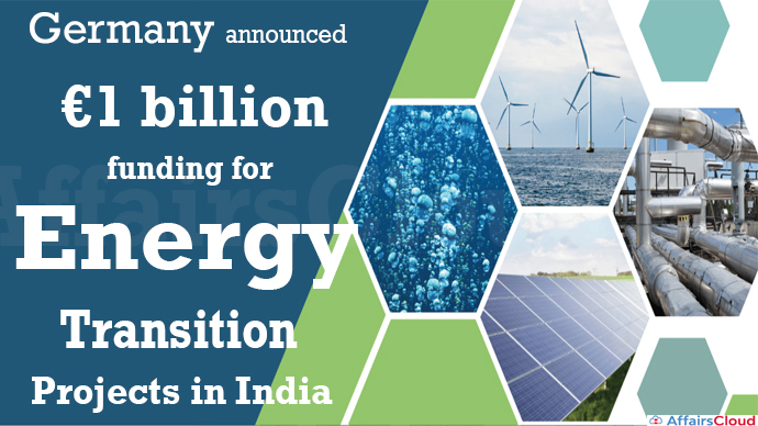 Germany announces €1 billion funding for energy transition projects in India