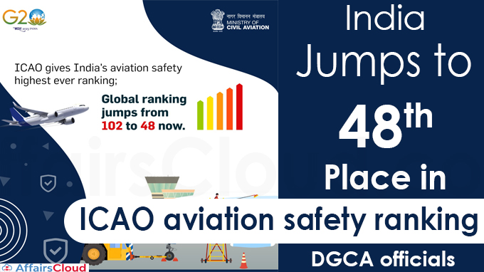 India jumps to 48th place in ICAO aviation safety ranking