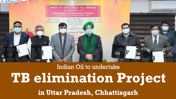 Indian Oil to undertake TB elimination project in Uttar Pradesh, Chhattisgarh