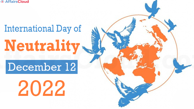 International Day of Neutrality - December 12 2022