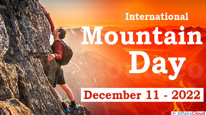 International Mountain Day - December 11 2022