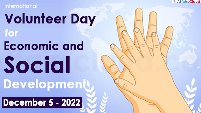 International Volunteer Day for Economic and Social Development - December 5 2022